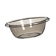 thumbnail image 5 of Lavabo, cacerola para platos, cubo ligero para ahorrar espacio, lavabo, cesta para la colada para frutas, ropa, verduras, RV, pesca Marrón Gris, 5 of 8