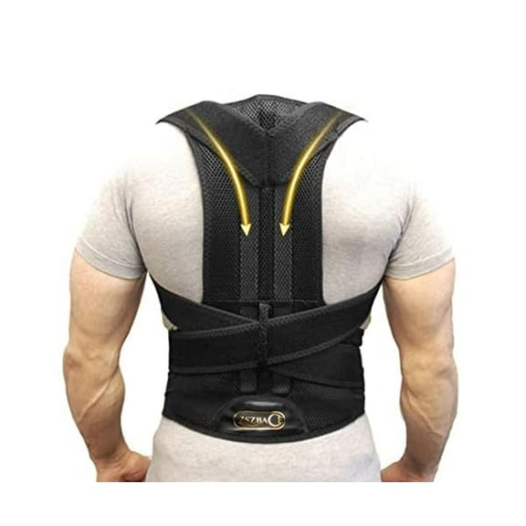 Back Brace Posture Corrector for Men and Women, Full Adjustable for Upper and Lower Back Pain Relief- Scoliosis Hunchback Thoracic Spine Corrections and Back Support