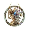 thumbnail image 2 of Home Decor Ceramic Retro Fairy Jewelry Sign Wall Hanging Painted Disc Style Decoration Exchange Creativity Christmas, 2 of 4