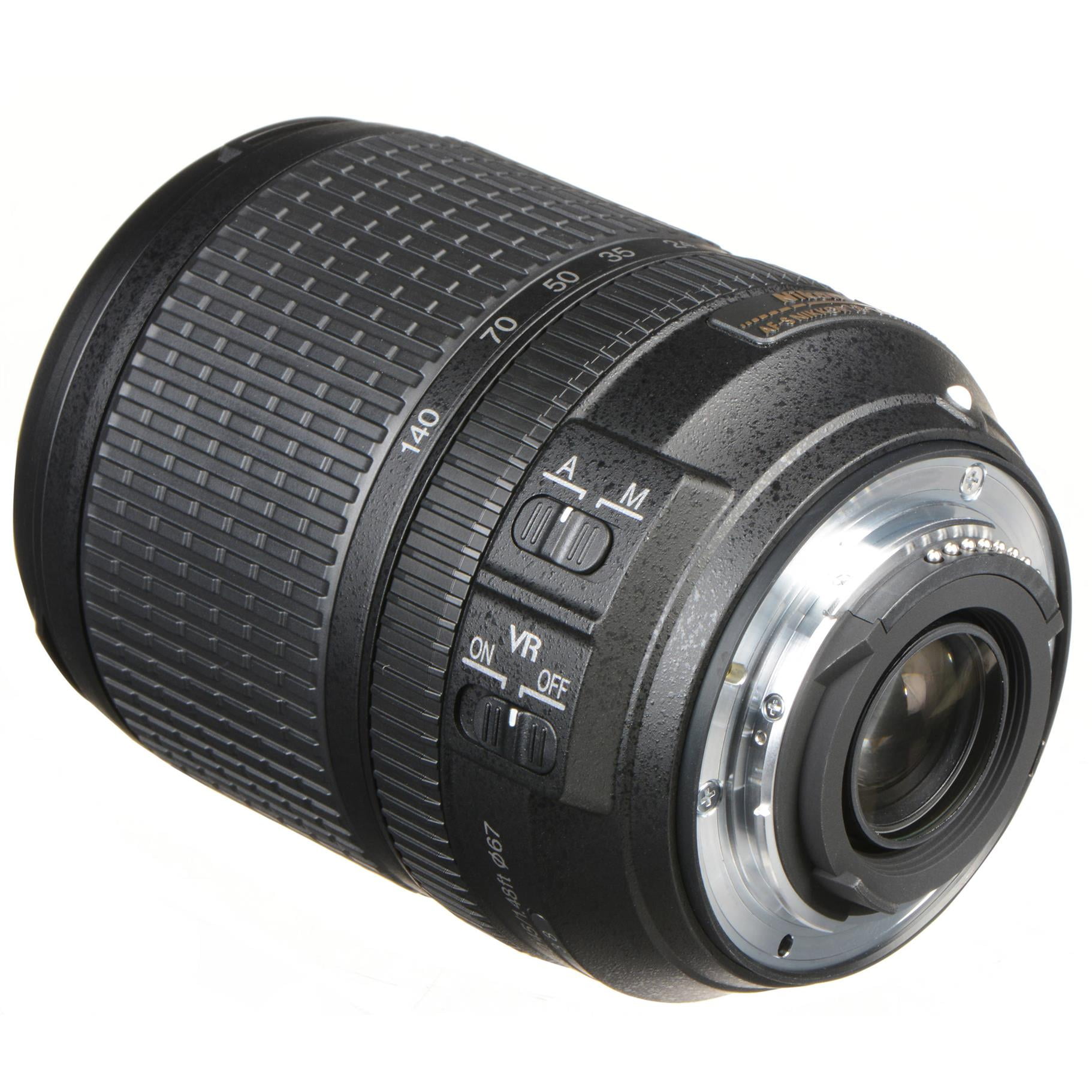 Nikon AF-S DX NIKKOR 18-140mm f/3.5-5.6G ED VR Lens - Walmart.com