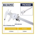 thumbnail image 2 of IP54 Digital Caliper Metal Ruler Gauge Stainless Steel Electronic Vernier Calipers Micrometer Depth Measuring Tools 6In/150mm ,Easy to Use, 2 of 8
