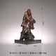 thumbnail image 2 of Dieciocho discípulos de la escultura de Buda Arte budista Raíz tallada Estatua de latón Salón de Bud Tomshoo Escultura Arhat, 2 of 3