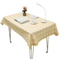 thumbnail image 2 of CNKOO Rectangle Plaid Tablecloth Multipurpose Waterproof Oil-proof Table Cover for Party Wedding Banquet New - Light Green, 2 of 2