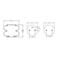 thumbnail image 3 of Heavy Duty Air Spring Bag - Double Convoluted Air Suspension Spring Replaces 2B9-200, Hendrickson 458433, S8768, Ridewell Corp 1003586910C, Navistar 554783C, 554783C1, Automann AM6910, 3 of 4