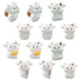 thumbnail image 5 of LYTMENT 12 Pcs Resin Mini Cow Figures For Diy Micro Landscape Farm Animal Cupcake Toppers Car Dashboard Ornaments Potted Plant Accessories, 5 of 7