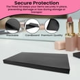 thumbnail image 2 of Novel Box Black Paperboard Hlaf Size Jewelry Display Tray 14.75x8.25x1 Inches with Fitted Lid, 2 of 7