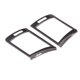 thumbnail image 3 of 2 piezas de moldura de cubierta de marco de salida de aire lateral del tablero de instrumentos del automóvil estilo fibra de carbono de repuesto para Serie 3 E46 1998-2004, 3 of 10