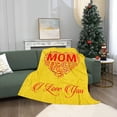 thumbnail image 2 of LHSHID Christmas Birthday Gifts for Mom Wrap Love Around Mom Mom Anniversary Christmas Birthday Gifts from Daughter Son Presents for Mother I Love You Mom Blanket 60x80in, 2 of 3