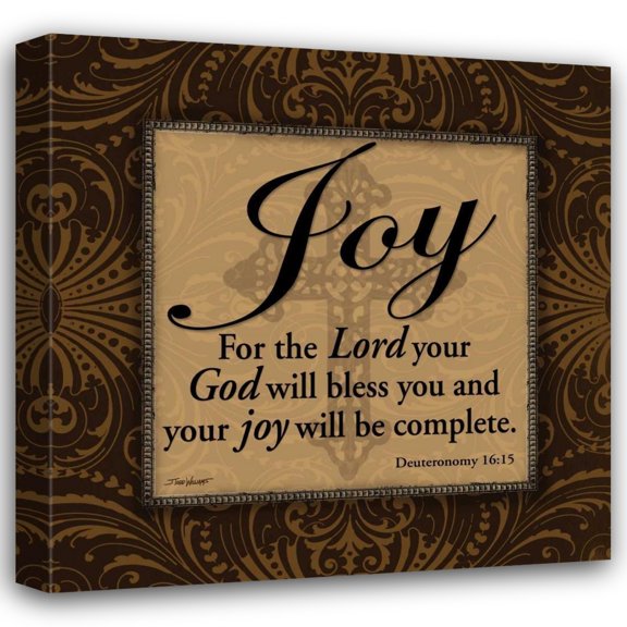 Todd Williams 15x15 Gallery Wrapped Canvas Wall Art Titled - Joy