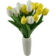 thumbnail image 4 of 20pcs /24pcs Artificial Tulips Flowers Fake Faux PU Tulip Bouquet Real Touch Flower Arrangement for Home Room Office Party Wedding Decoration Excellent Gift Idea for Mothers Day, 4 of 7