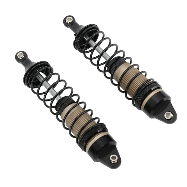 Car One Pair RC Car Shocks Absorber 105mm Aluminum Alloy Highly Elastic Springs RC Rear Shock Damper For Slash For Rustler 1/10 RC Car