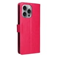 thumbnail image 6 of TECH CIRCLE for iPhone 16 Pro Max Case 6.9" 2024, PU Leather Flip Wallet Case with Stand Function, Built-in Card Slots & Cash Pocket, Lightweight Protective Slim Cute Handy Cover with Lanyard, Rose, 6 of 9