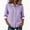 Purple, variant on Striped Button Down Shirt Women Long Sleeve Business Casual Blouse Wrinkle Resistant Work Tops