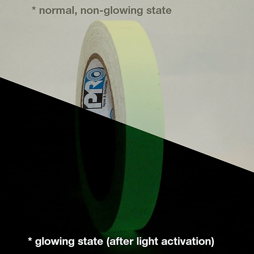 Pro Tapes Pro-Glow Glow in the Dark Tape: 3/4 in x 30 ft. (Luminescent Lime Green)