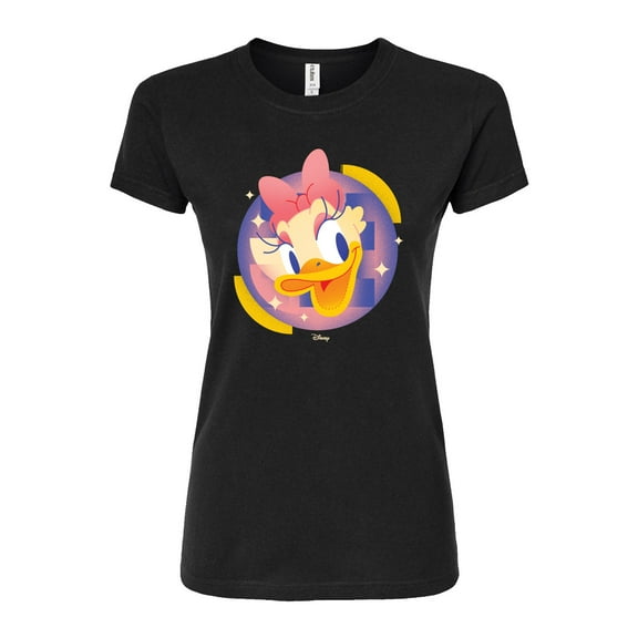 Disney - Daisy Circle - Juniors Fitted Graphic T-Shirt