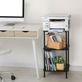 thumbnail image 5 of 3-Tier End Table Round Edge Nightstand Side Table, Black, 5 of 7