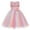 Pink, variant on LYMAYTER Kids Baby Girls Princess Dresses Toddler Tulle Sleeveless Party Gown Girls Flower Bridesmaid Dress for 3-10 Years