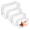 thumbnail image 1 of Neceser AURUZA de PVC transparente aprobado por la TSA, paquete de 4, 1 of 7