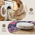 thumbnail image 5 of ODIKA Medallion Oriental With Maximalist Boho Floral Allover Motifs for Bedroom, Bedside, Nursery, Pet Friendly & Kids Safe, 5 of 7