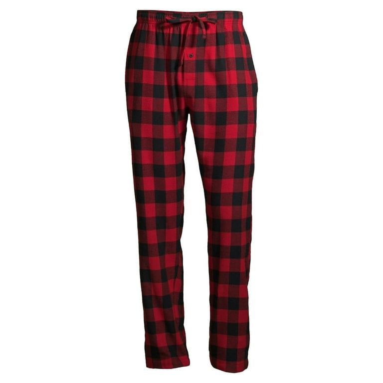 Mens red and black flannel pajama pants shop