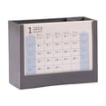 thumbnail image 2 of Two In One Pen Holders, 2025 Desk Calendar, Multifunctional Desk Storage Box, Stylish Organizer, Plastic Material, Monthly Calendar, Photo Frame, For Home Office, 2 of 6