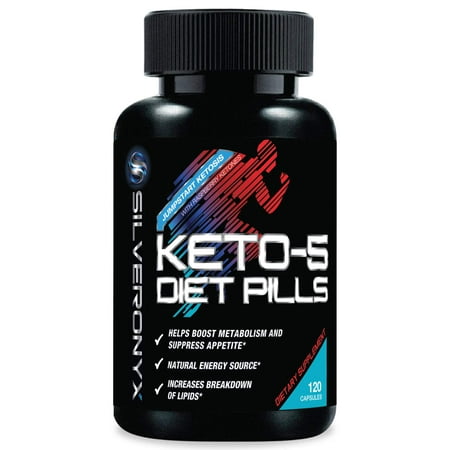 SilverOnyx Keto 5 Diet Pills, 1300 mg, 120 Ct. (Best Diet Pill For Women Over 50)