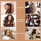 thumbnail image 4 of Rizador de Pelo Sin Durante la Noche, Rizos Sin , Varilla Sopladora, Diadema para Tipo de Cabello + Gancho, Rizador Sin para Dormir, Café, 4 of 5