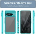 thumbnail image 3 of Allytech for Google Pixel 8 Pro Clear Case, Hybrid Rugged Anti-Yellow Shockproof Hard Shell Back Cover Phone Case for Google Pixel 8 Pro, Skyblue, 3 of 9