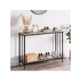 thumbnail image 1 of Ourlova Console Table. Console Table. Industrial Sofa Table Narrow Entry Table With Storage Shelf And Metal Frame. Sofa Back Table. Living Room Foyer Table, 1 of 8