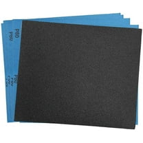 100 pcs Sandpaper 80 Grit 9 x 11 Inch C-Weight Backing Silicon Carbide Abrasive