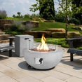 thumbnail image 6 of 35.5 - Inch Concrete Outdoor Propane Tank Cover Table, 6 of 17