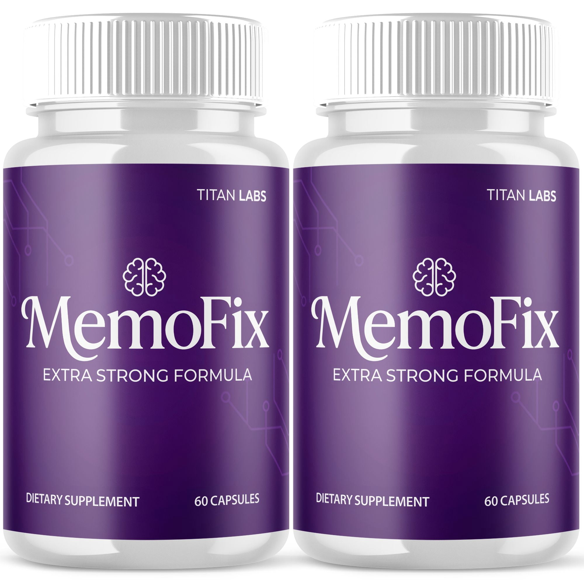 MemoFix Advanced Brain Support Formula Supplement Memo Fix Capsules (2 Pack)
