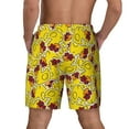 thumbnail image 4 of Balery Duck with Star Sunglasses Mens Swim Trunks Swim Shorts for Men Quick Dry Inseam Beach Shorts with Compression Liner Pocket-3X-Large, 4 of 9