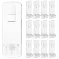 thumbnail image 5 of HERFIER 25 Clear Plastic Shelf Pegs Locking Clips Cabinet Home Improvement Transparent, 5 of 8