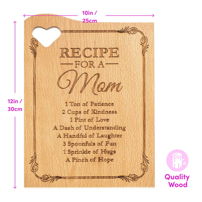 Mom Cutting Board, Cutting Board for Mom, Personalized Cutting