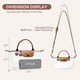thumbnail image 4 of Bolsa transparente BOSTANTEN Stadium Approved, pequeña, bandolera, color marrón, 4 of 6