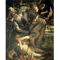 thumbnail image 2 of Caravaggio 26x31 Gold Ornate Wood Framed with Double Matting Museum Art Print Titled - Conversion of St. Paul, 2 of 4