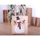 thumbnail image 5 of Kearding Bolso de tela de Navidad con asa de dibujos animados Claus muñeco de nieve Elk bolsa de dulces suministros interior al aire libre Anciano, 5 of 6