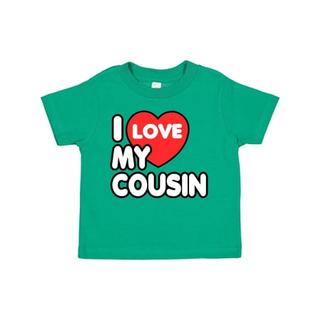 

Inktastic I Love My Cousin Gift Toddler Boy or Toddler Girl T-Shirt