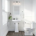 thumbnail image 3 of Proflo PF1174WH Holyoke 24-1/2" Rectangular Fireclay Pedestal Bathroom Sink - White, 3 of 4