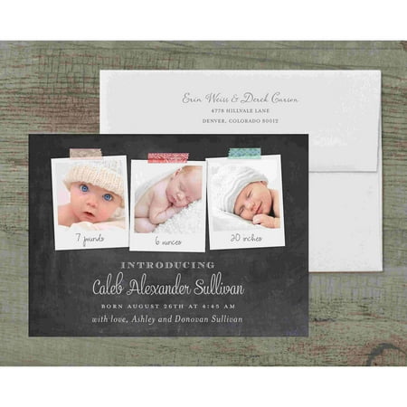 Polaroid Deluxe Baby Announcement
