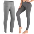 thumbnail image 2 of Pantalones deportivos de yoga para mujer Fitness Leggings para correr de cintura alta de secado rápido (M y gris), 2 of 8