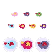USHOBE Small Buttons Handmade Wood Buttons Craft Projects 100Pcs