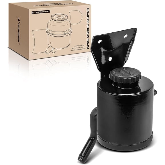 A-Premium Power Steering Reservoir/Tank with Cap & Bracket Compatible with Chevrolet Express 1500/2500/3500/4500 & GMC Savana 1500/2500/3500/4500