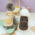 thumbnail image 4 of Sleeveless Windproof Winter Coat for Small Dogs and Cats with Adorable Ear Pockets and Secure Belt Loop, 4 of 6