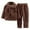 X#59Coffee108, variant on CAIVO Child Soft Winter Kids Outfit Sets Long Sleeve Cozy Flannel Coats Tops Pants Boys Girls Toddler Home Outfit Sets 15-16 Years