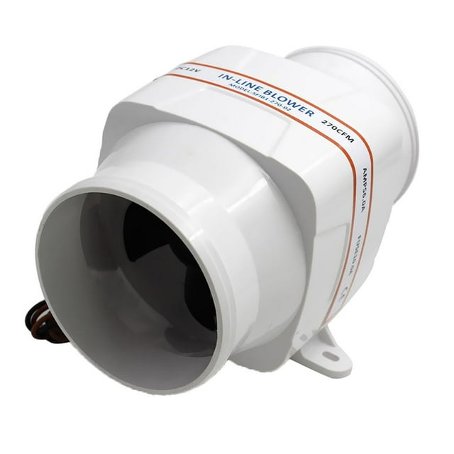 Ventilador en Línea shamjiam 4 Pulgadas 12 Voltios 270 CFM