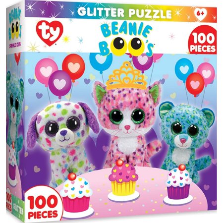 MasterPieces Ty Beanie Boo Sprinkles Club - 100 Piece Glitter Kids Puzzle
