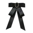 thumbnail image 3 of Abbraccia Womens Bow Tie Fashion Neck Tie Jewelry for Cosplay Banquet Ornament Satin Black, 3 of 9