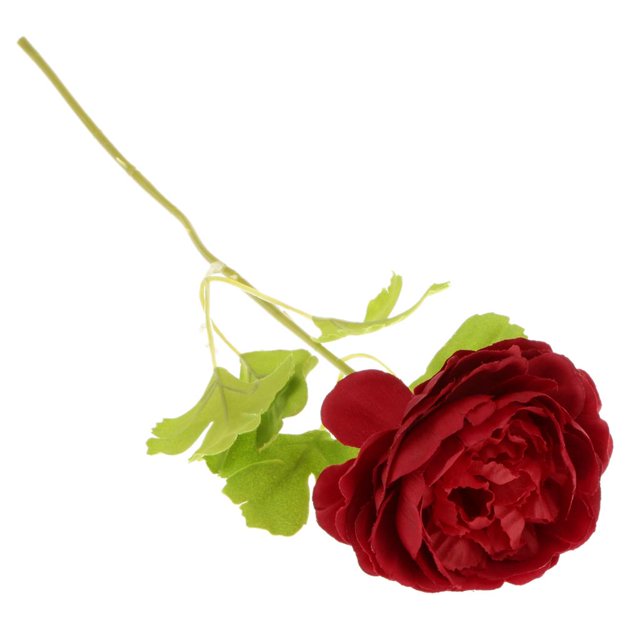Peonía de seda sintética artificial, flor grande, , boda, , decoración, rojo Gloria Flor artificial